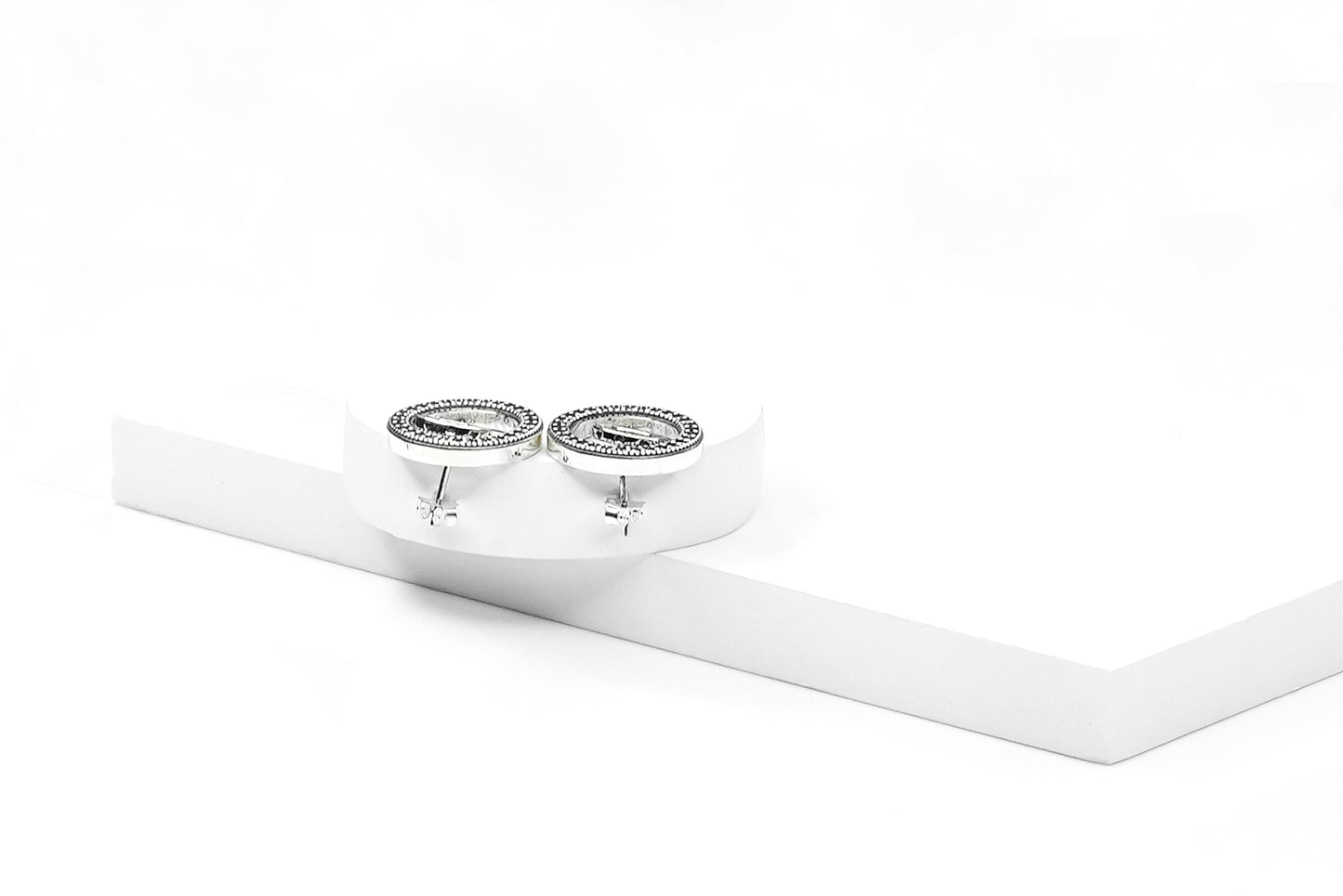 Silver Pandora Earrings