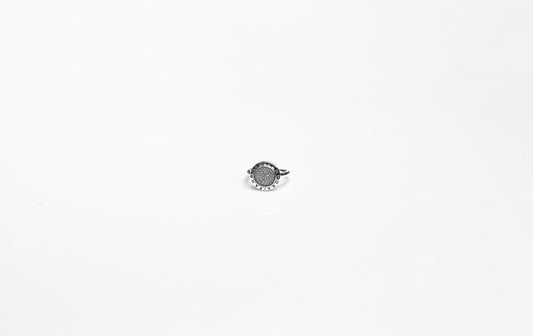 Silver Pandora Round Circle Ring
